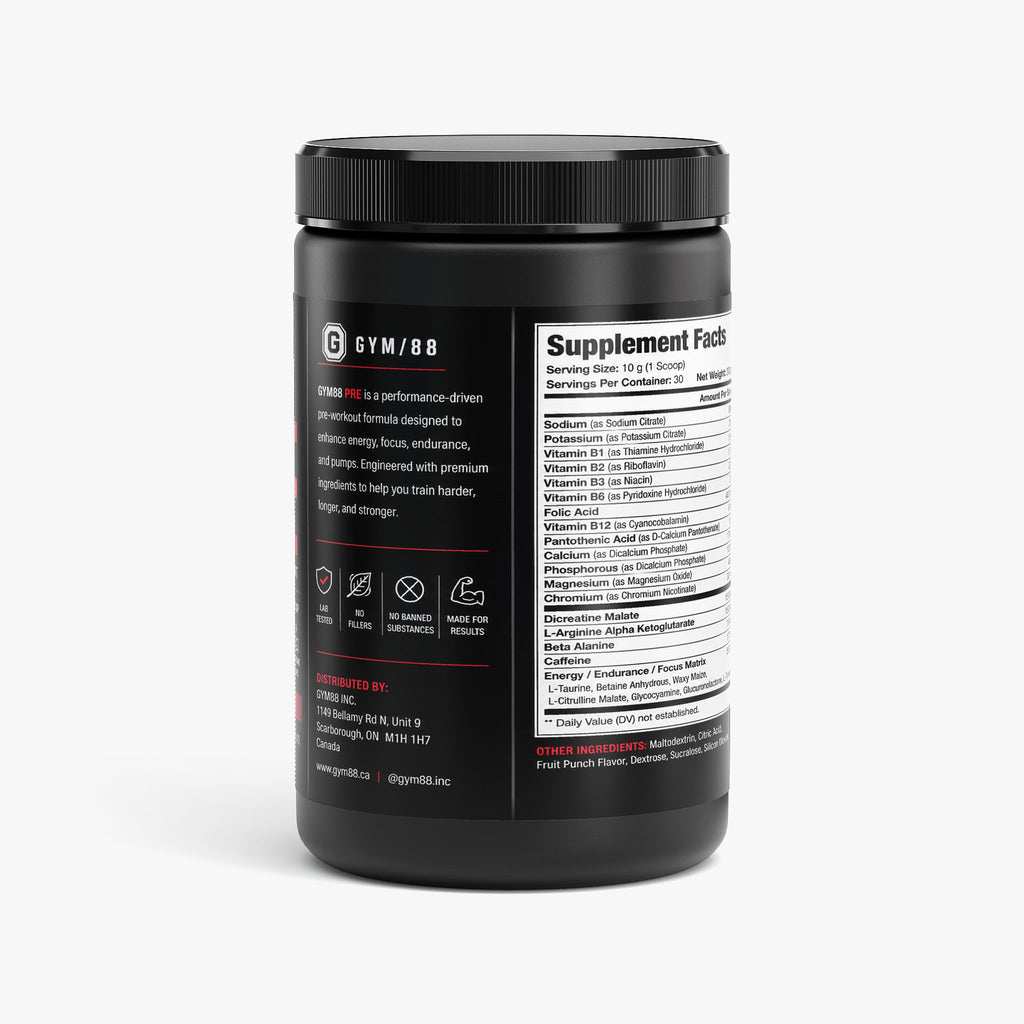 Nitric Shock Pre-Workout Powder (Fruit Punch)